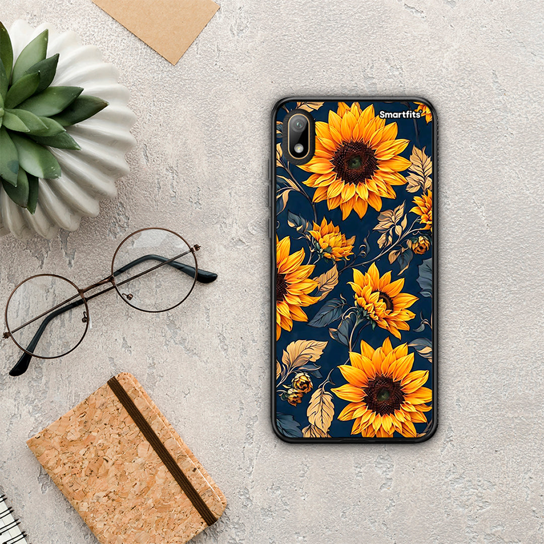 Autumn Sunflowers - Huawei Y5 2019 case