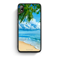 Thumbnail for Huawei Y5 2019 Beautiful Beach θήκη από τη Smartfits με σχέδιο στο πίσω μέρος και μαύρο περίβλημα | Smartphone case with colorful back and black bezels by Smartfits