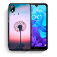 Thumbnail for Θήκη Huawei Y5 2019 Wish Boho από τη Smartfits με σχέδιο στο πίσω μέρος και μαύρο περίβλημα | Huawei Y5 2019 Wish Boho case with colorful back and black bezels