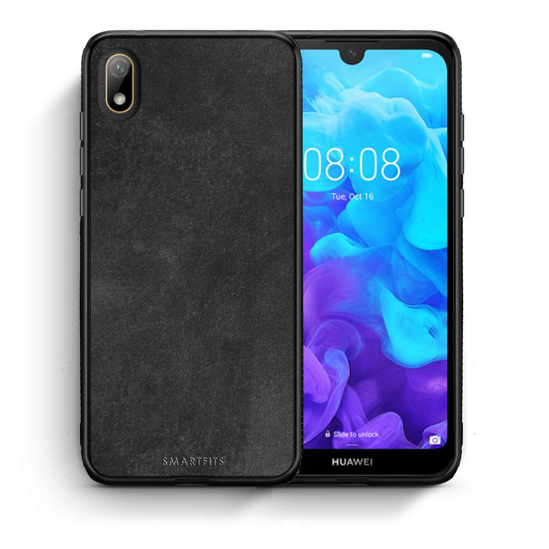 Θήκη Huawei Y5 2019 Black Slate Color από τη Smartfits με σχέδιο στο πίσω μέρος και μαύρο περίβλημα | Huawei Y5 2019 Black Slate Color case with colorful back and black bezels