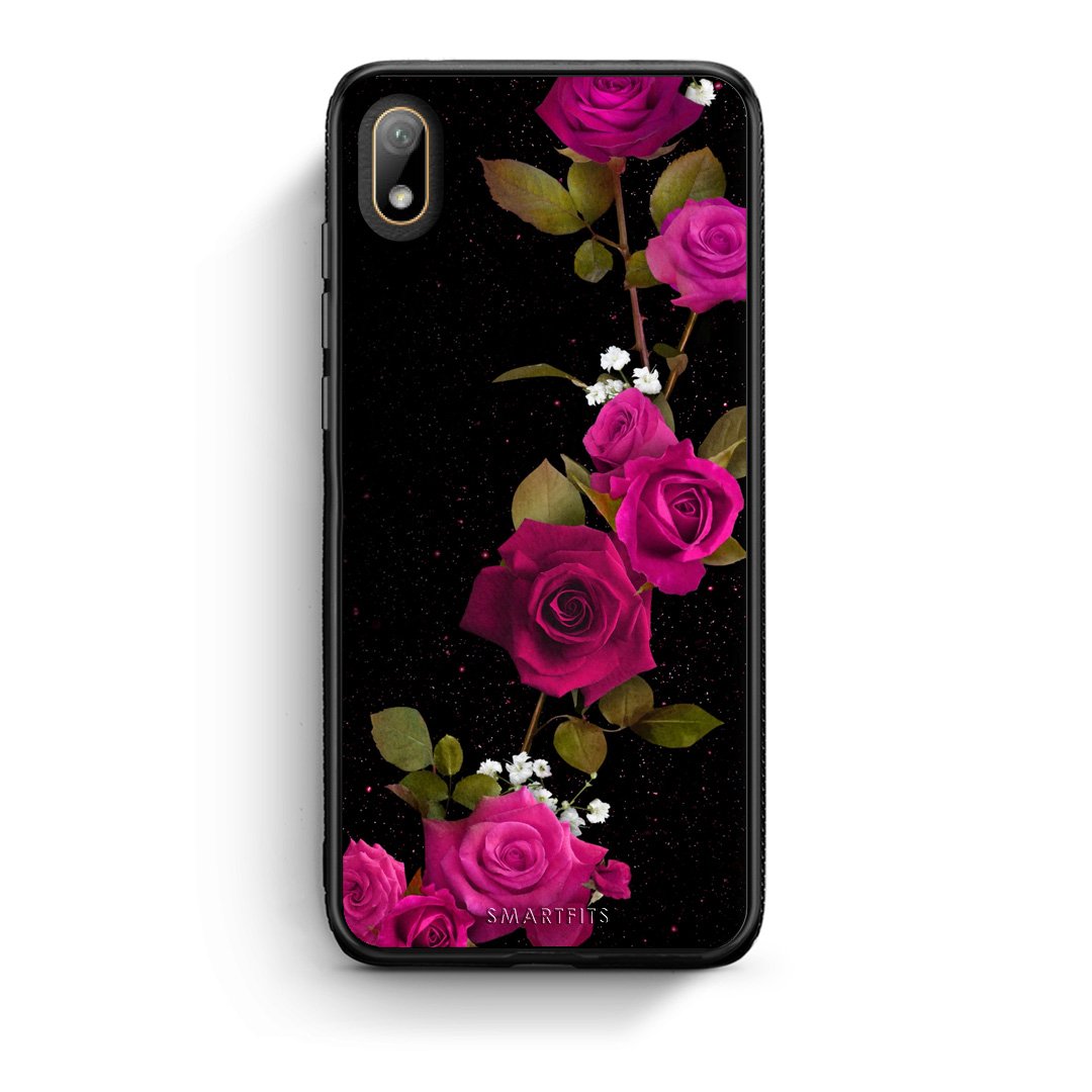 4 - Huawei Y5 2019 Red Roses Flower case, cover, bumper