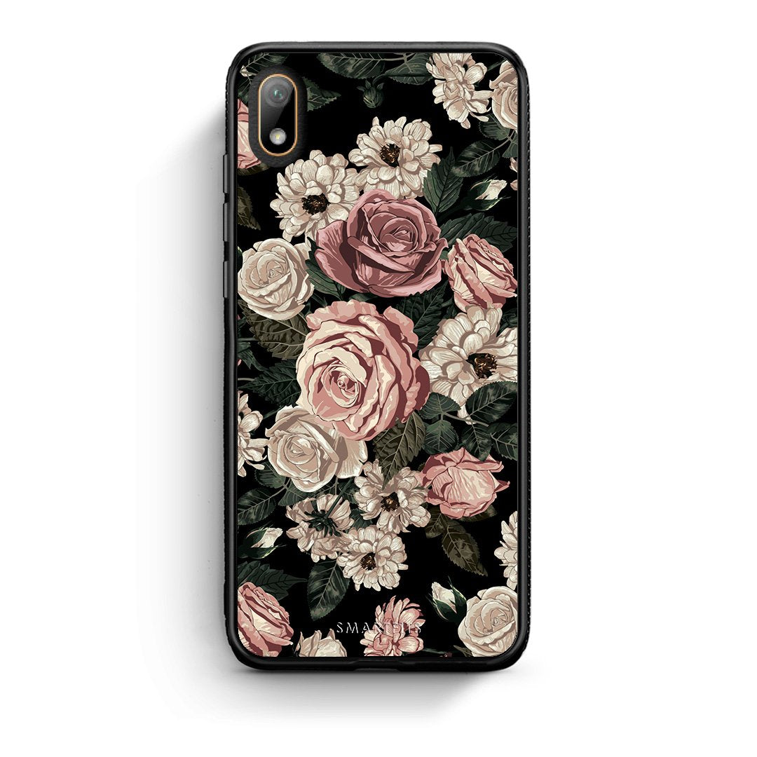 4 - Huawei Y5 2019 Wild Roses Flower case, cover, bumper