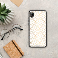 Thumbnail for Geometric Luxury White - Huawei Y5 2019 case