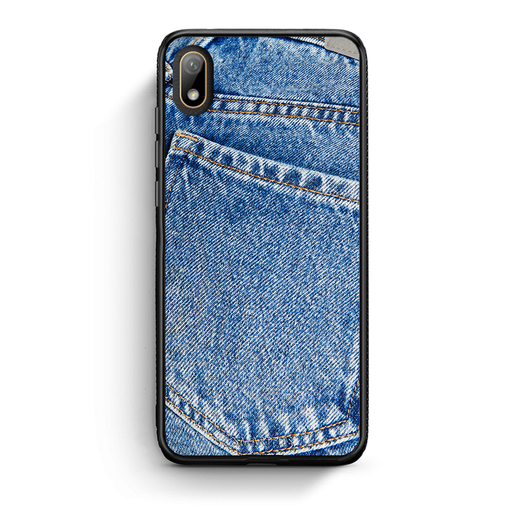 Huawei Y5 2019 Jeans Pocket θήκη από τη Smartfits με σχέδιο στο πίσω μέρος και μαύρο περίβλημα | Smartphone case with colorful back and black bezels by Smartfits