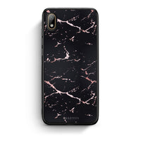 Thumbnail for 4 - Huawei Y5 2019 Black Rosegold Marble case, cover, bumper