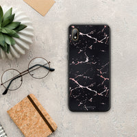 Thumbnail for Marble Black Rosegold - Huawei Y5 2019 case