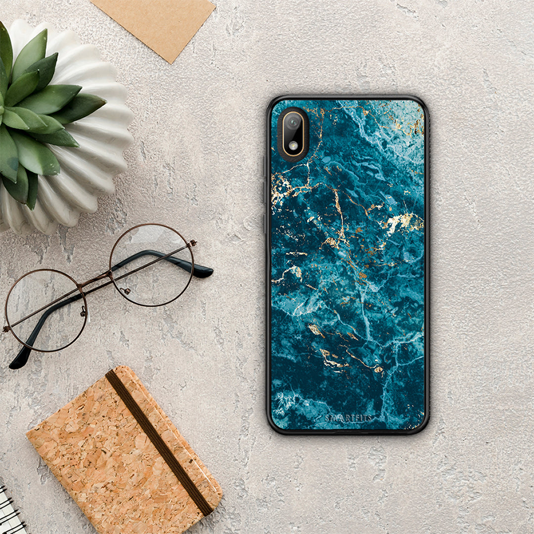 Marble Blue - Huawei Y5 2019 case