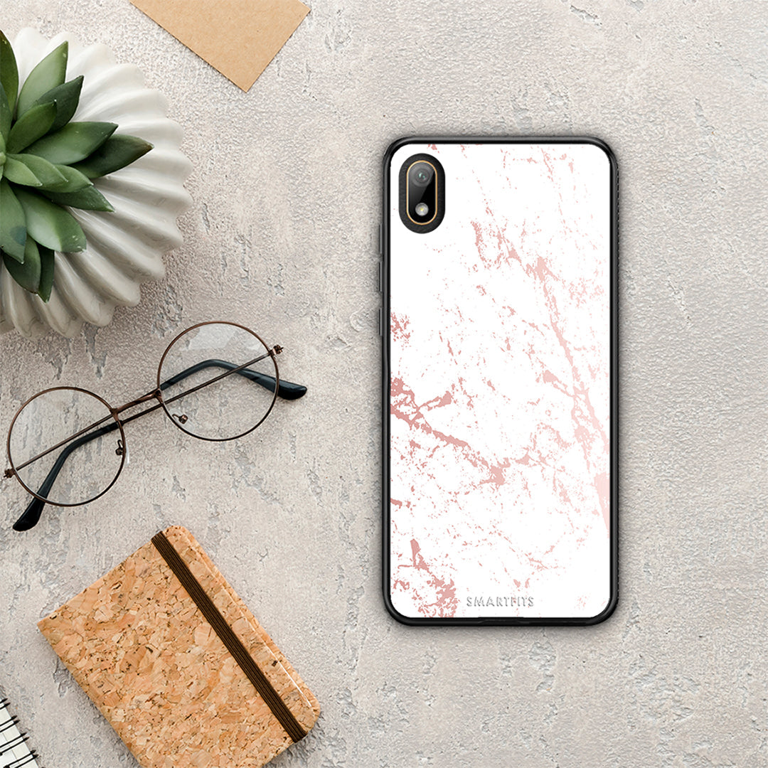 Marble Pink Splash - Huawei Y5 2019 case
