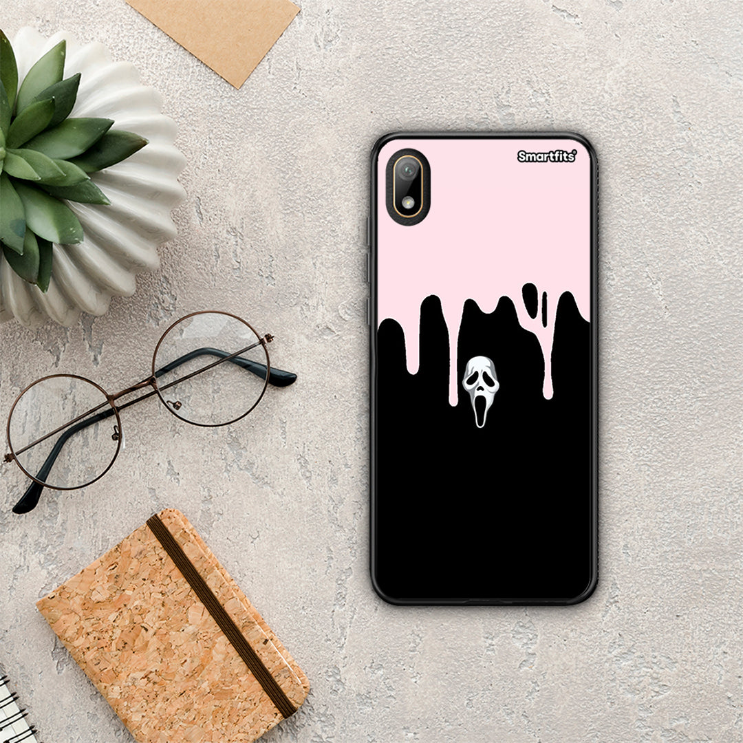 Melting Halloween Mask - Huawei Y5 2019 case