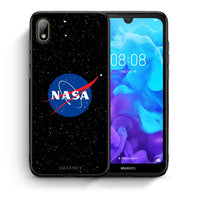Thumbnail for Θήκη Huawei Y5 2019 NASA PopArt από τη Smartfits με σχέδιο στο πίσω μέρος και μαύρο περίβλημα | Huawei Y5 2019 NASA PopArt case with colorful back and black bezels