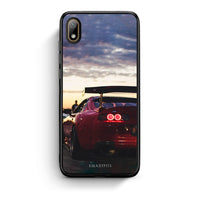 Thumbnail for Huawei Y5 2019 Racing Supra θήκη από τη Smartfits με σχέδιο στο πίσω μέρος και μαύρο περίβλημα | Smartphone case with colorful back and black bezels by Smartfits