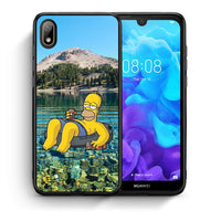 Thumbnail for Θήκη Huawei Y5 2019 Summer Happiness από τη Smartfits με σχέδιο στο πίσω μέρος και μαύρο περίβλημα | Huawei Y5 2019 Summer Happiness case with colorful back and black bezels