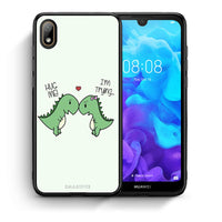 Thumbnail for Θήκη Huawei Y5 2019 Rex Valentine από τη Smartfits με σχέδιο στο πίσω μέρος και μαύρο περίβλημα | Huawei Y5 2019 Rex Valentine case with colorful back and black bezels