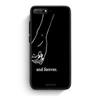 Thumbnail for Huawei Y6 2018 Always & Forever 2 Θήκη Αγίου Βαλεντίνου από τη Smartfits με σχέδιο στο πίσω μέρος και μαύρο περίβλημα | Smartphone case with colorful back and black bezels by Smartfits