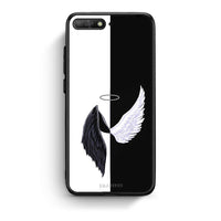 Thumbnail for Huawei Y6 2018 Angels Demons θήκη από τη Smartfits με σχέδιο στο πίσω μέρος και μαύρο περίβλημα | Smartphone case with colorful back and black bezels by Smartfits