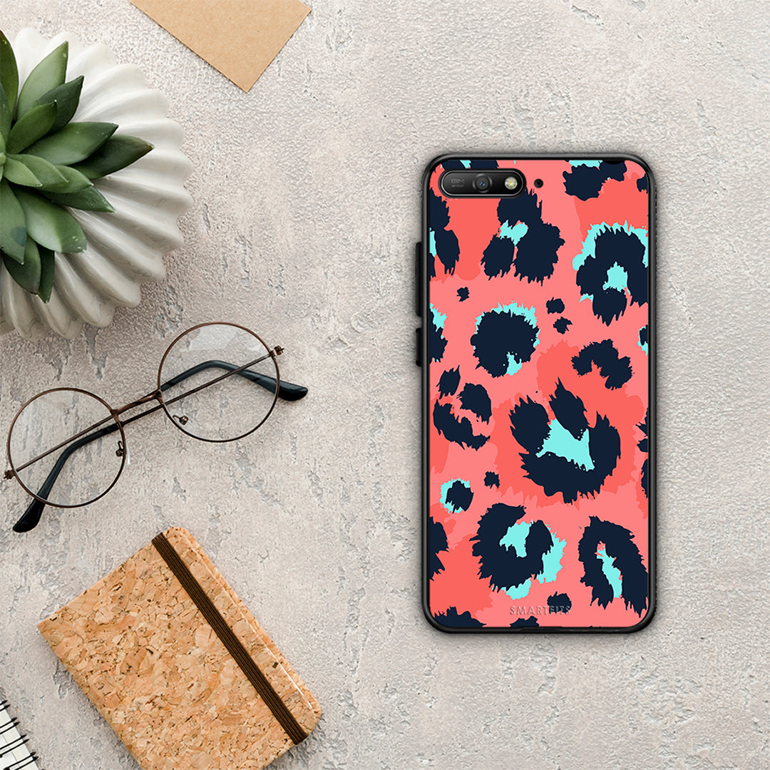 Animal Pink Leopard - Huawei Y6 2018 / Honor 7A case 