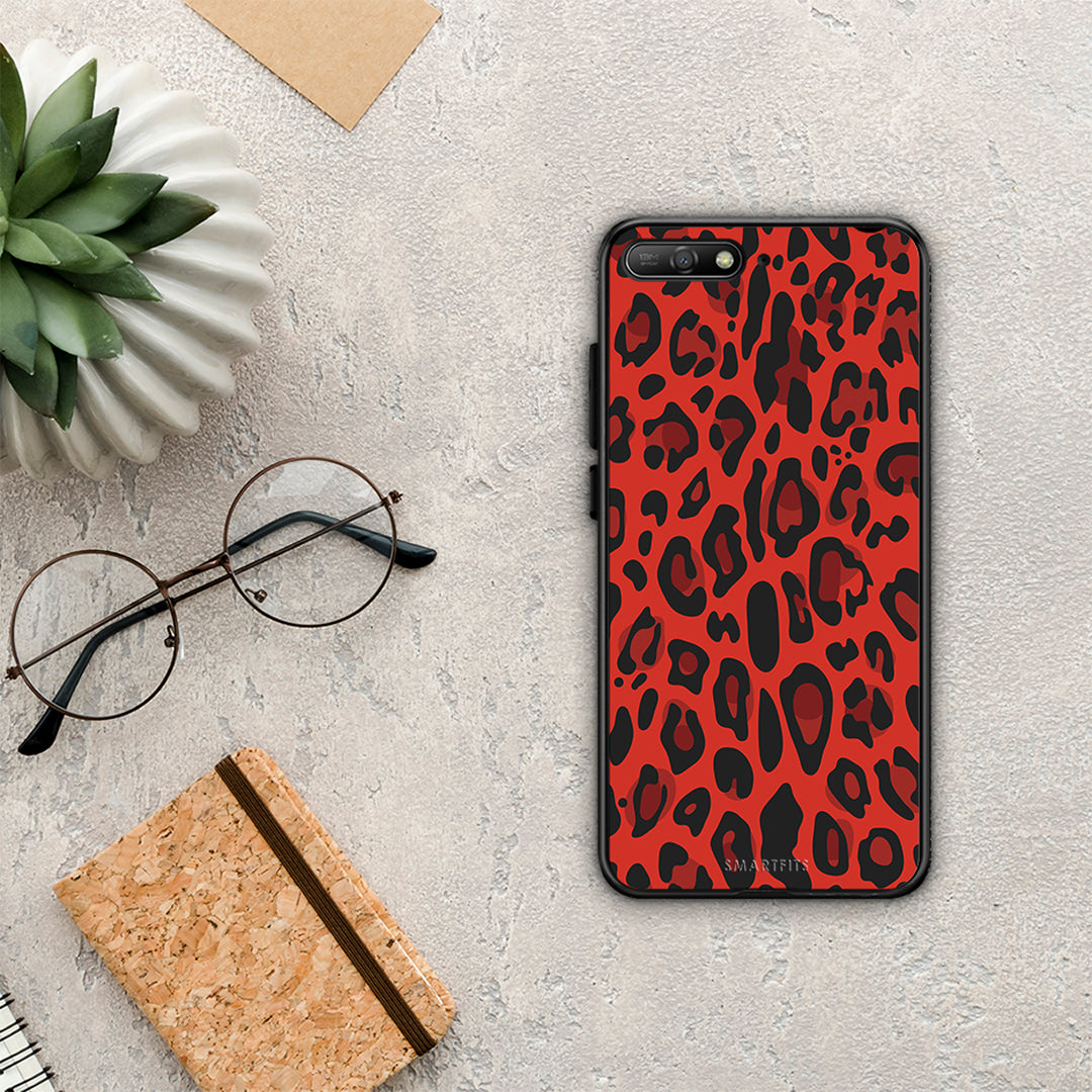 Animal Red Leopard - Huawei Y6 2018 / Honor 7A case