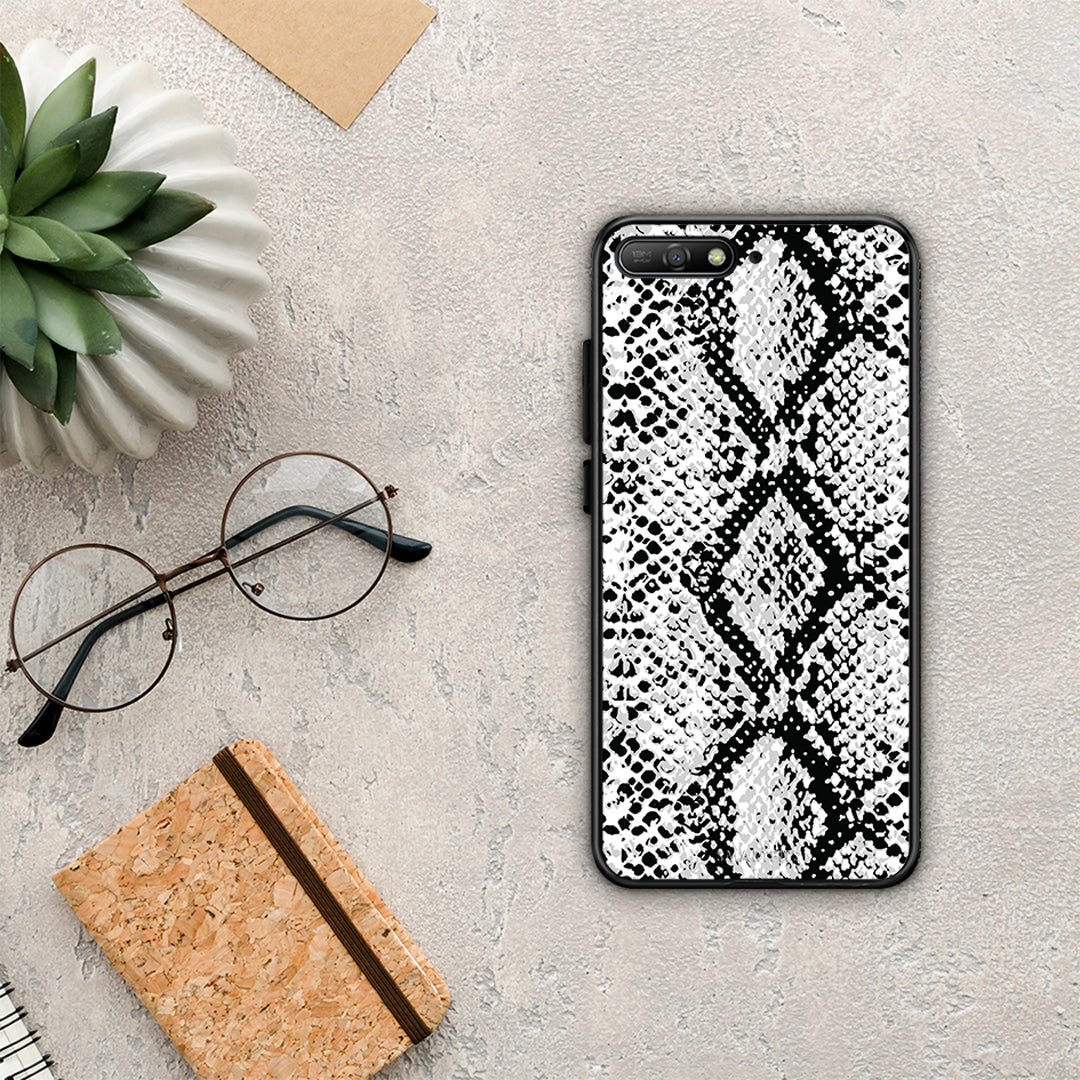 Animal White Snake - Huawei Y6 2018 / Honor 7A case