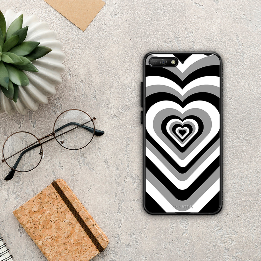 Black Hearts - Huawei Y6 2018 / Honor 7A case