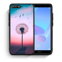 Thumbnail for Θήκη Huawei Y6 2018 Wish Boho από τη Smartfits με σχέδιο στο πίσω μέρος και μαύρο περίβλημα | Huawei Y6 2018 Wish Boho case with colorful back and black bezels