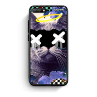 Thumbnail for Huawei Y6 2018 Cat Collage θήκη από τη Smartfits με σχέδιο στο πίσω μέρος και μαύρο περίβλημα | Smartphone case with colorful back and black bezels by Smartfits