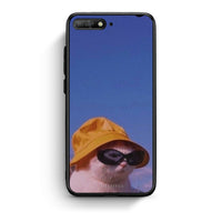 Thumbnail for Huawei Y6 2018 Cat Diva θήκη από τη Smartfits με σχέδιο στο πίσω μέρος και μαύρο περίβλημα | Smartphone case with colorful back and black bezels by Smartfits