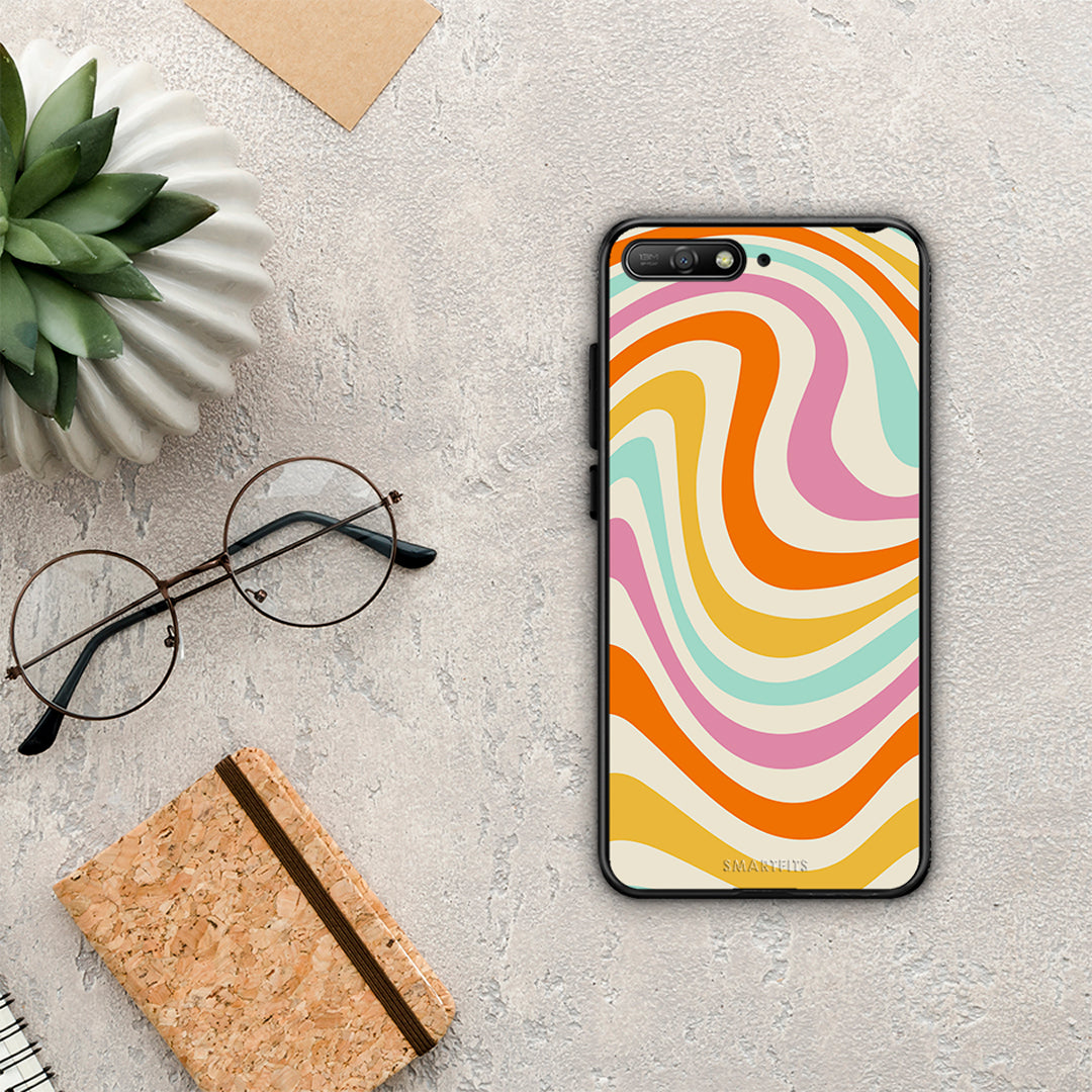 Colorful Waves - Huawei Y6 2018 / Honor 7A case