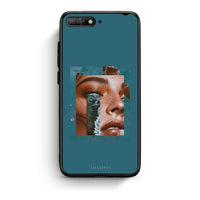 Thumbnail for Huawei Y6 2018 Cry An Ocean θήκη από τη Smartfits με σχέδιο στο πίσω μέρος και μαύρο περίβλημα | Smartphone case with colorful back and black bezels by Smartfits