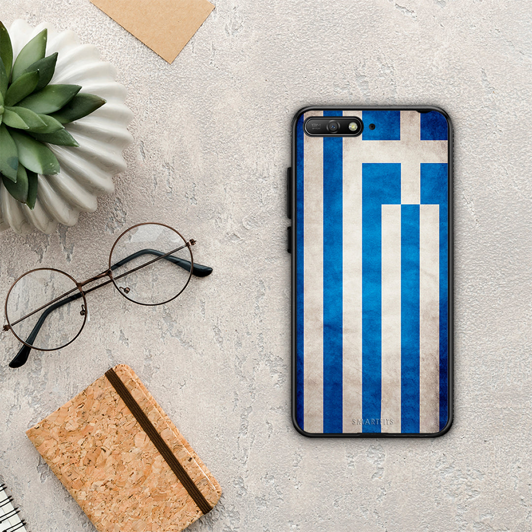 Flag Greek - Huawei Y6 2018 / Honor 7A case