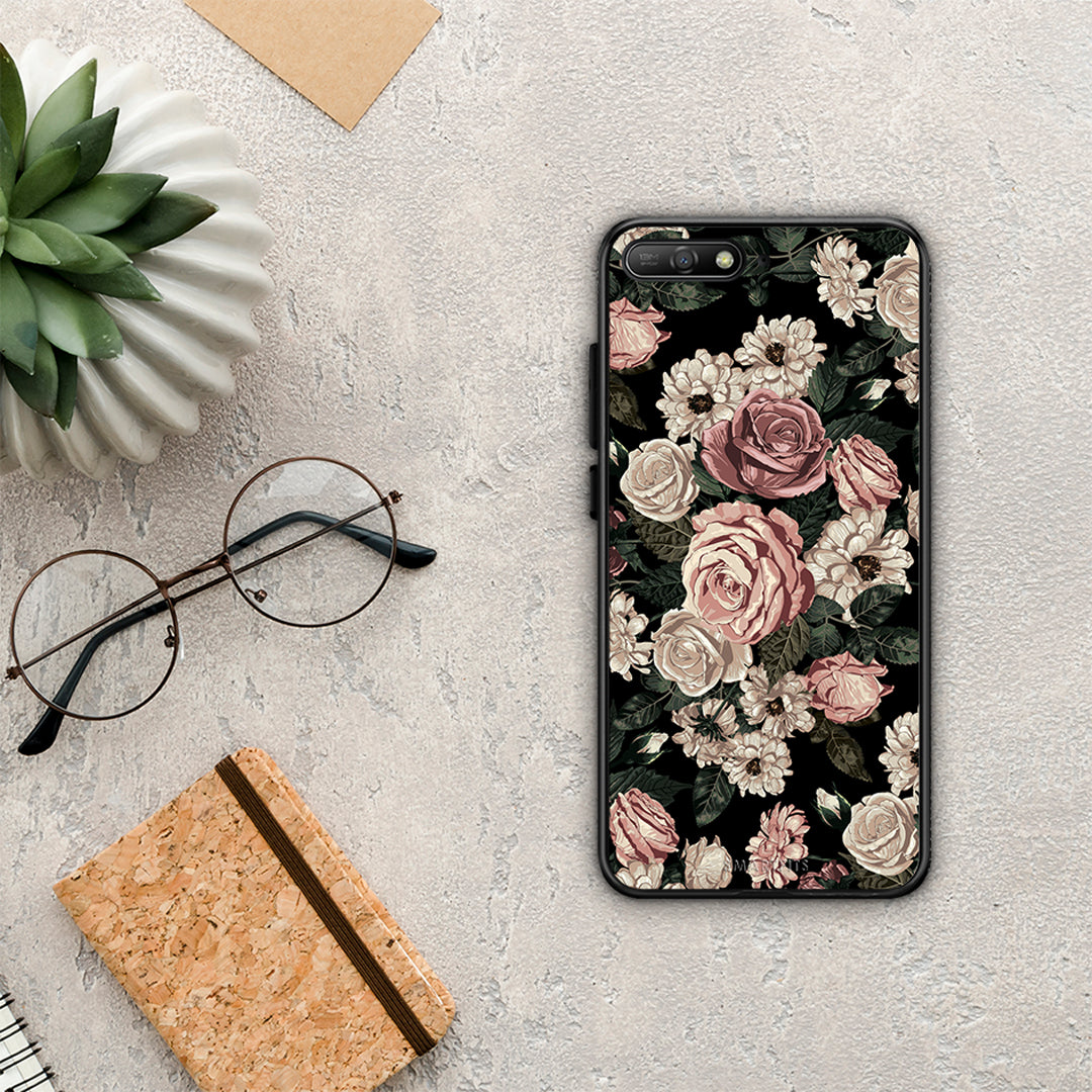 Flower Wild Roses - Huawei Y6 2018 / Honor 7A case