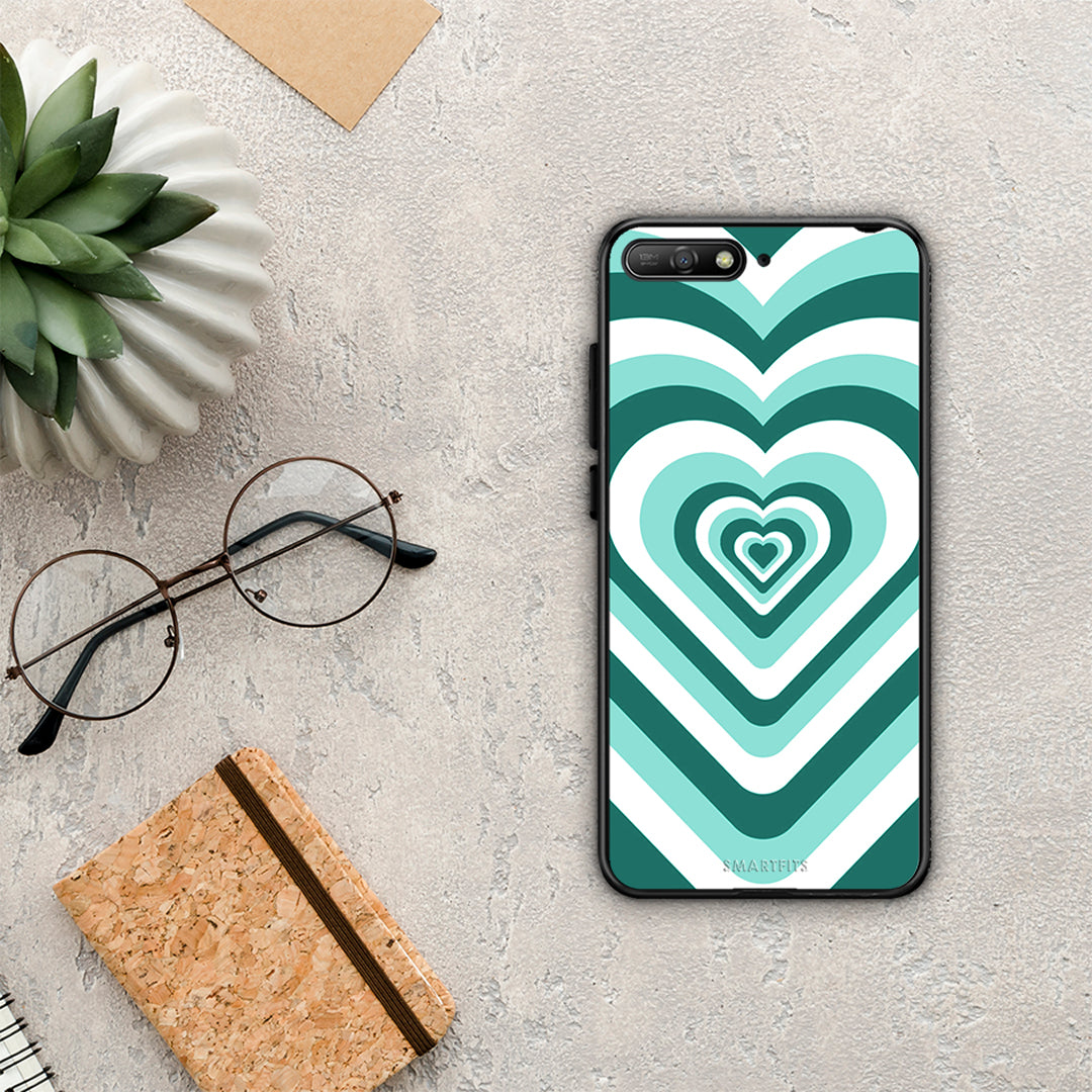 Green Hearts - Huawei Y6 2018 / Honor 7A case