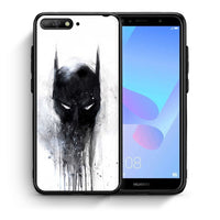 Thumbnail for Θήκη Huawei Y6 2018 Paint Bat Hero από τη Smartfits με σχέδιο στο πίσω μέρος και μαύρο περίβλημα | Huawei Y6 2018 Paint Bat Hero case with colorful back and black bezels