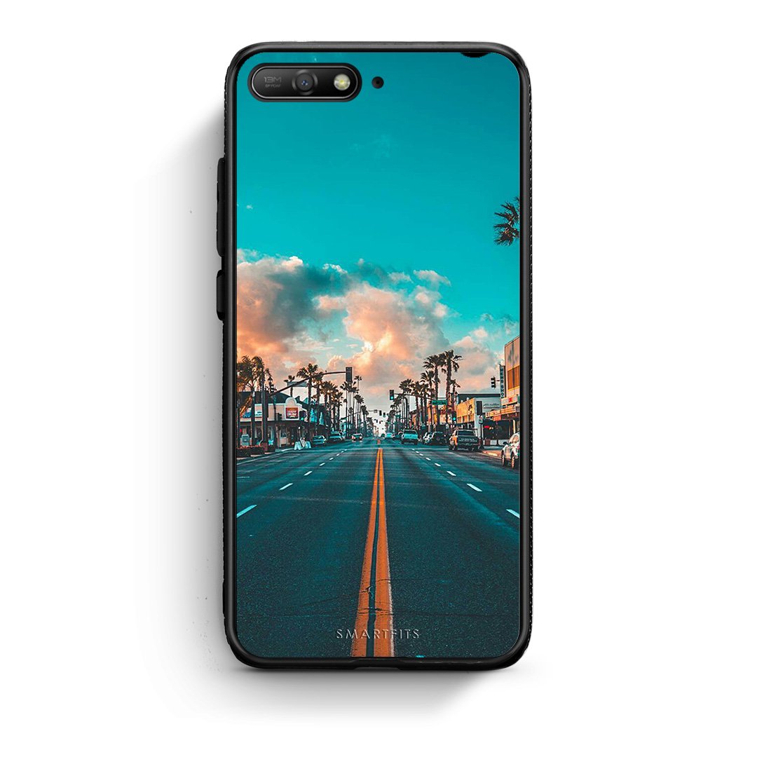 4 - Huawei Y6 2018 City Landscape case, cover, bumper