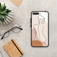Thumbnail for Lineart Woman - Huawei Y6 2018 / Honor 7A case