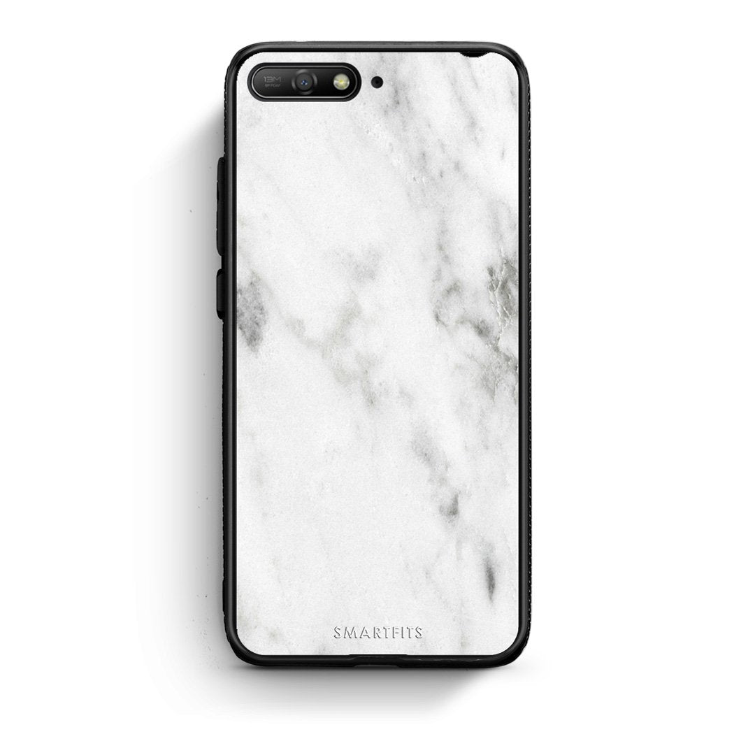2 - Huawei Y6 2018 White marble case, cover, bumper