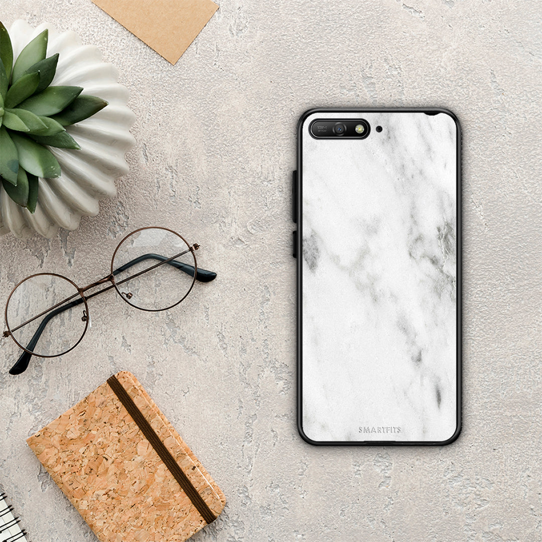 Marble White - Huawei Y6 2018 / Honor 7A case