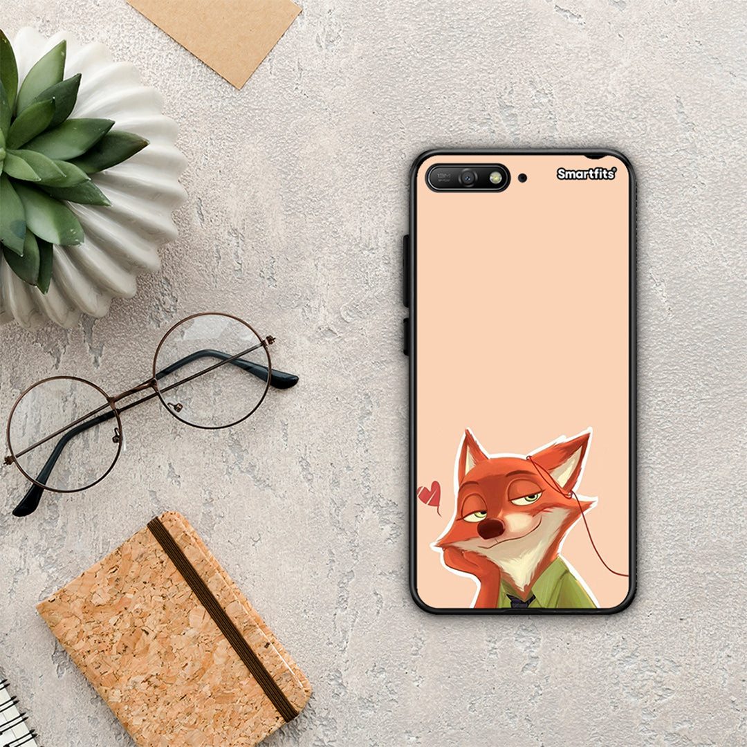 Nick Wilde And Judy Hopps Love 1 - Huawei Y6 2018 / Honor 7A θήκη