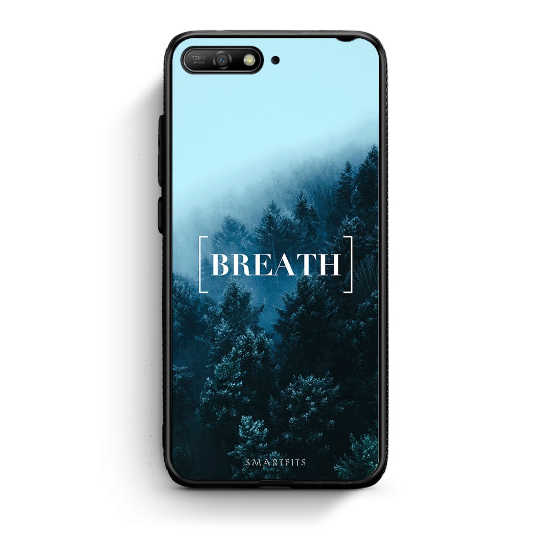 4 - Huawei Y6 2018 Breath Quote case, cover, bumper