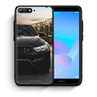 Thumbnail for Θήκη Huawei Y6 2018 M3 Racing από τη Smartfits με σχέδιο στο πίσω μέρος και μαύρο περίβλημα | Huawei Y6 2018 M3 Racing case with colorful back and black bezels