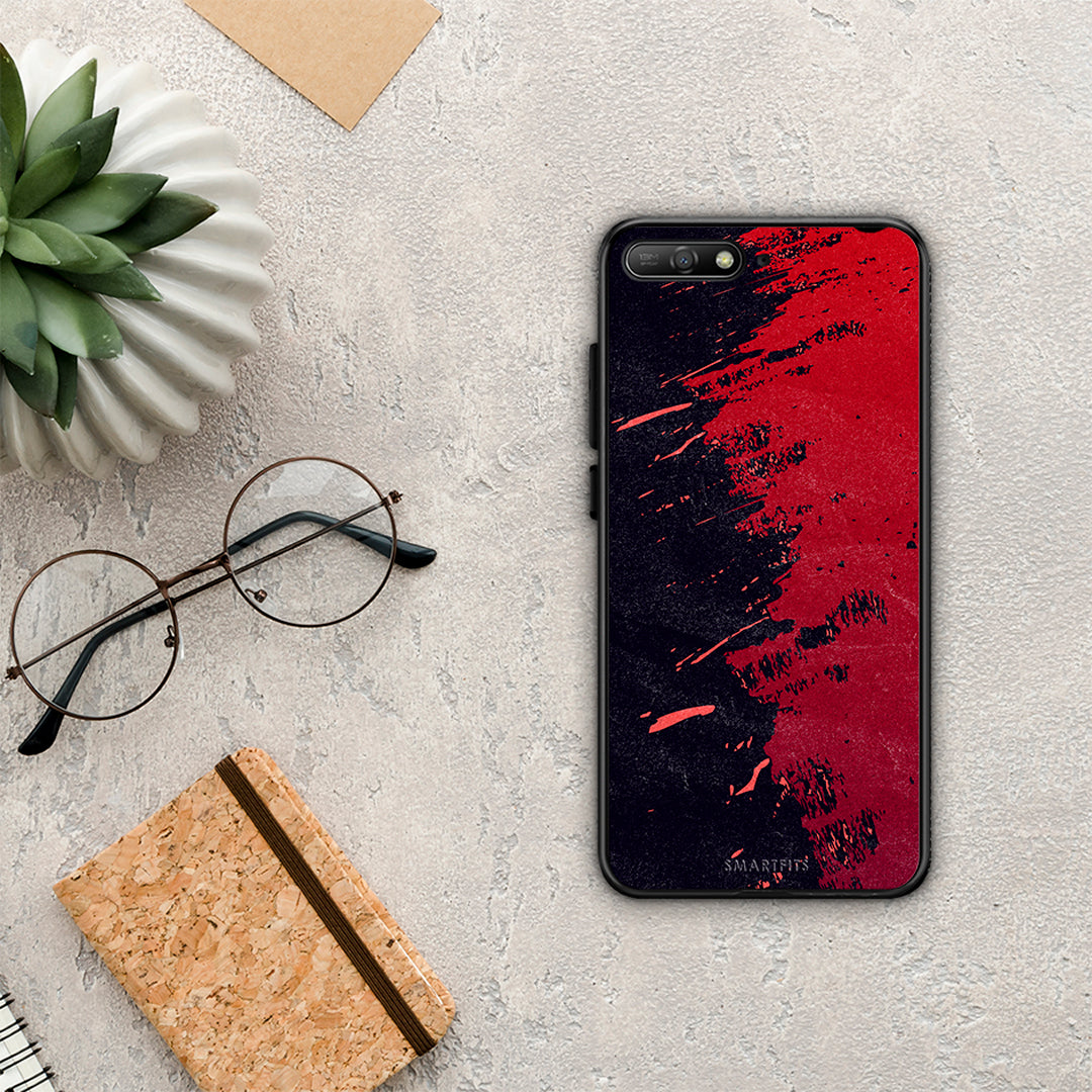 Red Paint - Huawei Y6 2018 / Honor 7A case