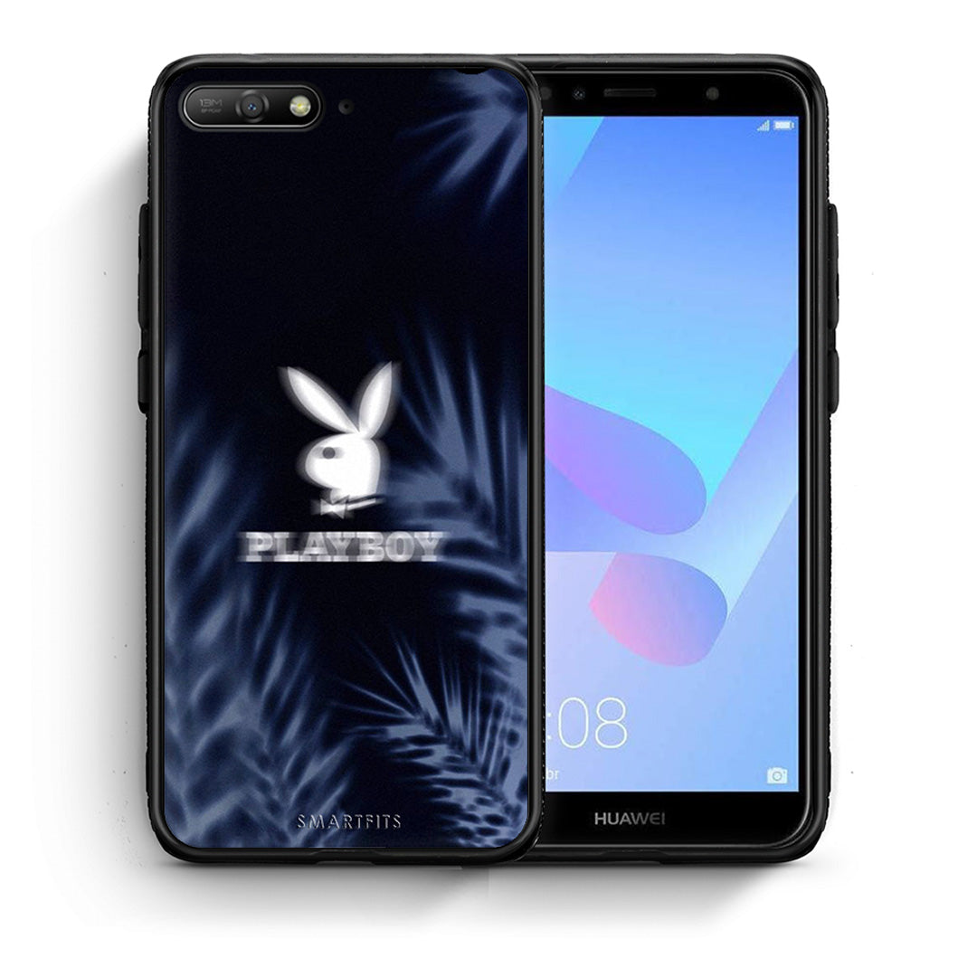 Θήκη Huawei Y6 2018 Sexy Rabbit από τη Smartfits με σχέδιο στο πίσω μέρος και μαύρο περίβλημα | Huawei Y6 2018 Sexy Rabbit case with colorful back and black bezels