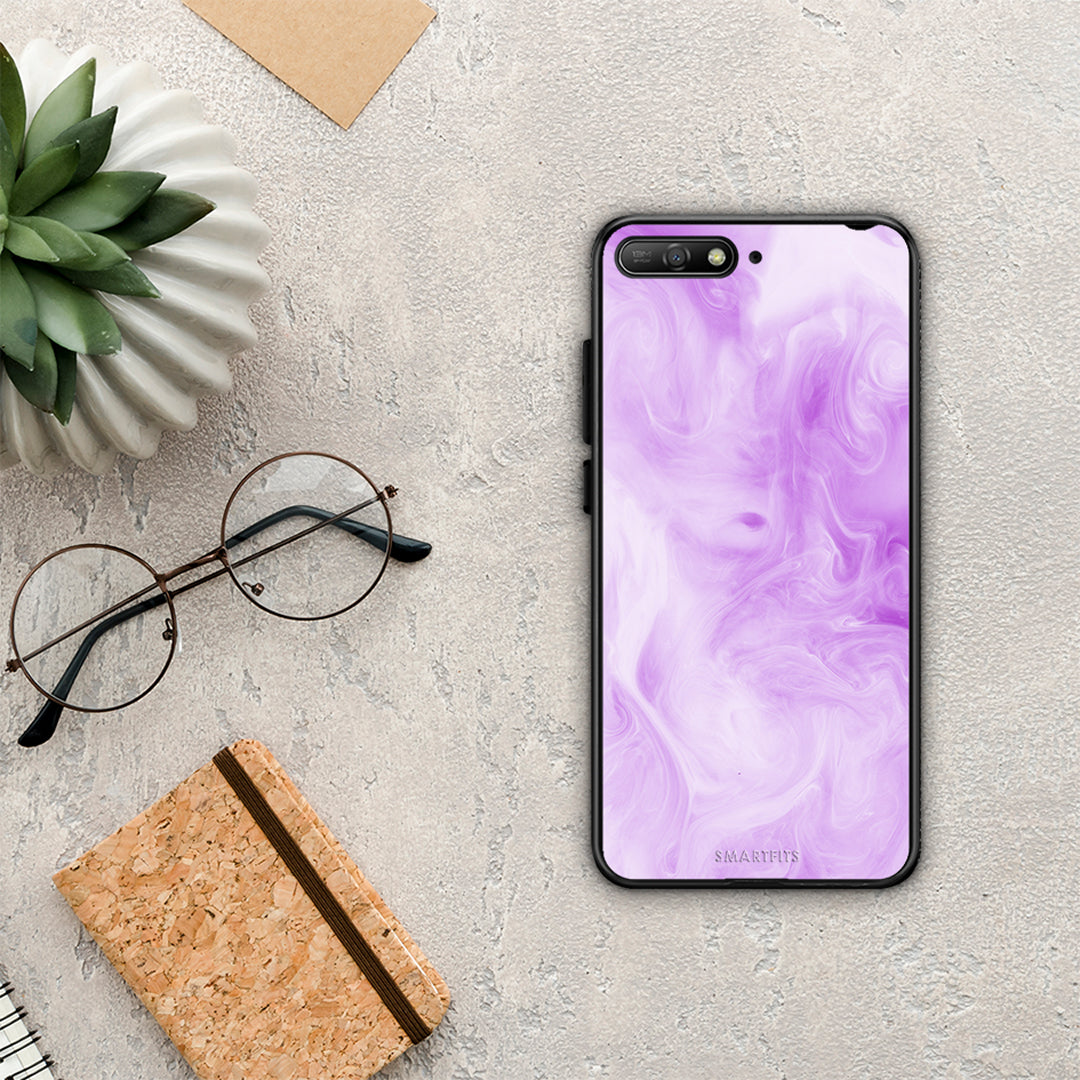 Watercolor Lavender - Huawei Y6 2018 / Honor 7A case