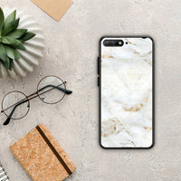 Thumbnail for White Gold Marble - Huawei Y6 2018 / Honor 7A case
