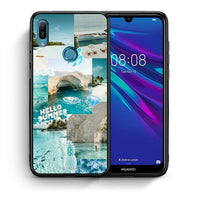 Thumbnail for Θήκη Huawei Y6 2019 Aesthetic Summer από τη Smartfits με σχέδιο στο πίσω μέρος και μαύρο περίβλημα | Huawei Y6 2019 Aesthetic Summer case with colorful back and black bezels