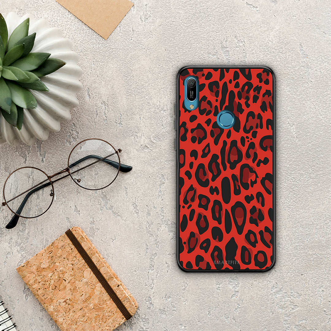 Animal Red Leopard - Huawei Y6 2019 case