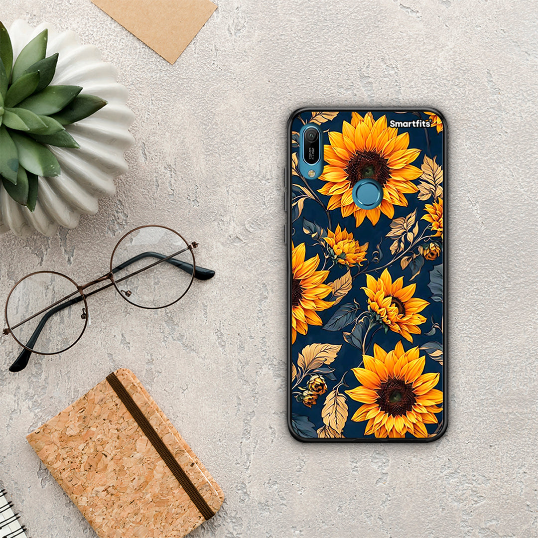 Autumn Sunflowers - Huawei Y6 2019 case