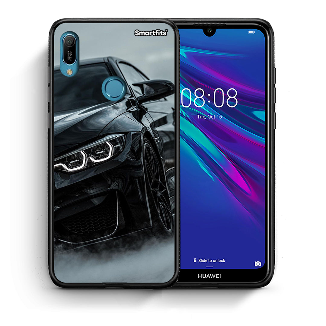 Θήκη Huawei Y6 2019 Black BMW από τη Smartfits με σχέδιο στο πίσω μέρος και μαύρο περίβλημα | Huawei Y6 2019 Black BMW case with colorful back and black bezels