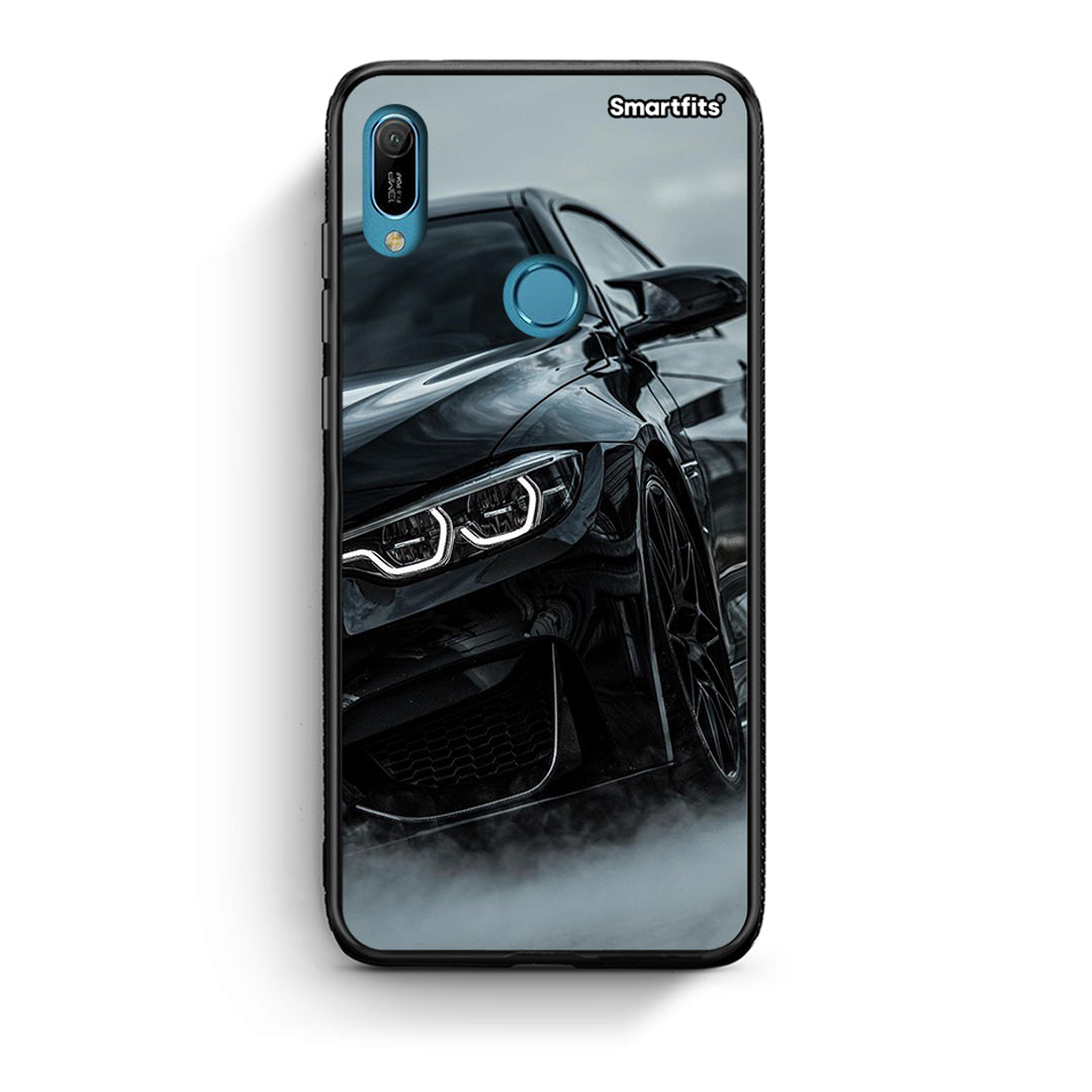 Huawei Y6 2019 Black BMW θήκη από τη Smartfits με σχέδιο στο πίσω μέρος και μαύρο περίβλημα | Smartphone case with colorful back and black bezels by Smartfits