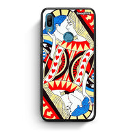 Thumbnail for Huawei Y6 2019 Card Love θήκη από τη Smartfits με σχέδιο στο πίσω μέρος και μαύρο περίβλημα | Smartphone case with colorful back and black bezels by Smartfits