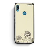Thumbnail for Huawei Y6 2019 Carl And Ellie θήκη από τη Smartfits με σχέδιο στο πίσω μέρος και μαύρο περίβλημα | Smartphone case with colorful back and black bezels by Smartfits